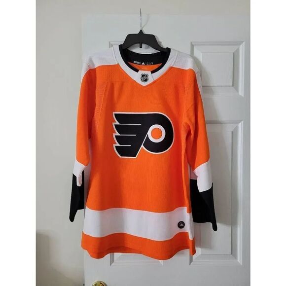 Adidas FLYERS HOME AUTHENTIC JERSEY Sz 46 (S) $180 - Picture 1 of 10